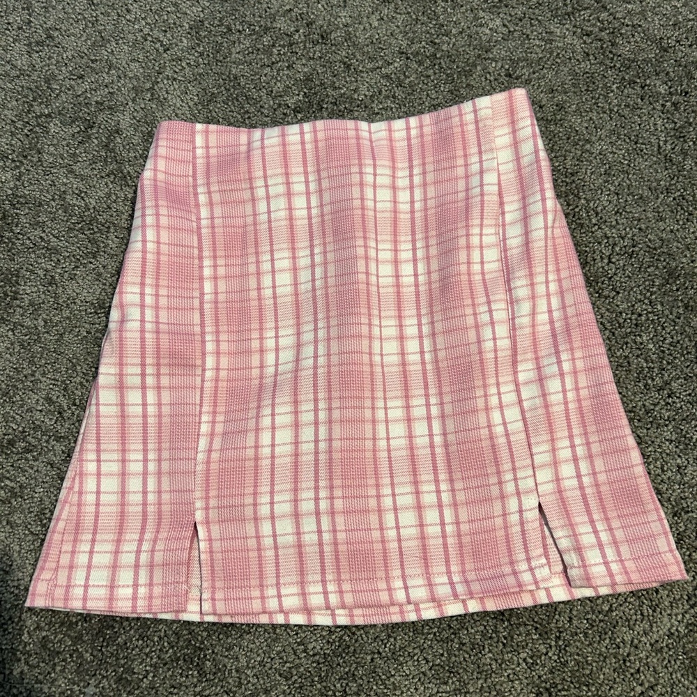 SHEIN, size girls 10y, pink and white skirt